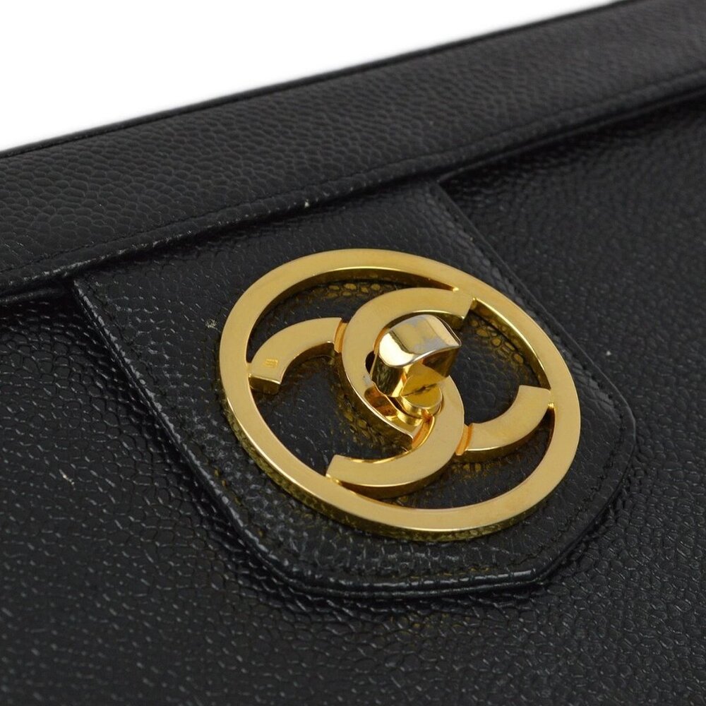 Chanel Black Calfskin Vanity 2way Handbag 162353 - Picture 4 of 10